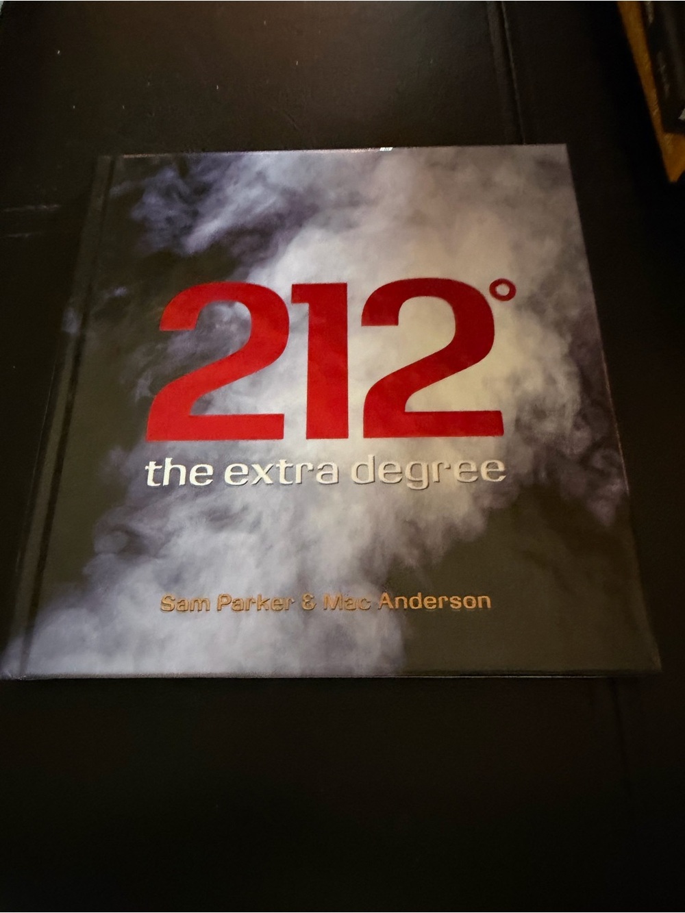 212 The Extra Degree Coffee Table Book - Red & Black